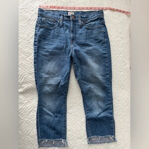 J. Crew Vintage Cropped Jeans with Raw Hem, 30 (Petite)